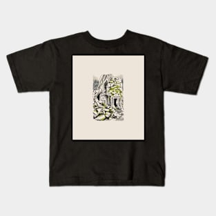 Overgrown temple Kids T-Shirt